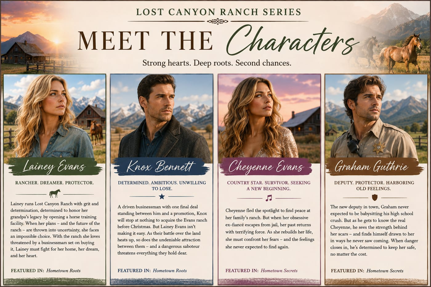 Meet the characters of Lost Canyon Ranch